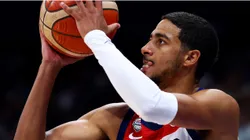 Tyrese Haliburton #4 of the United States