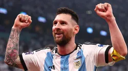 Lionel Messi with Argentina's national team