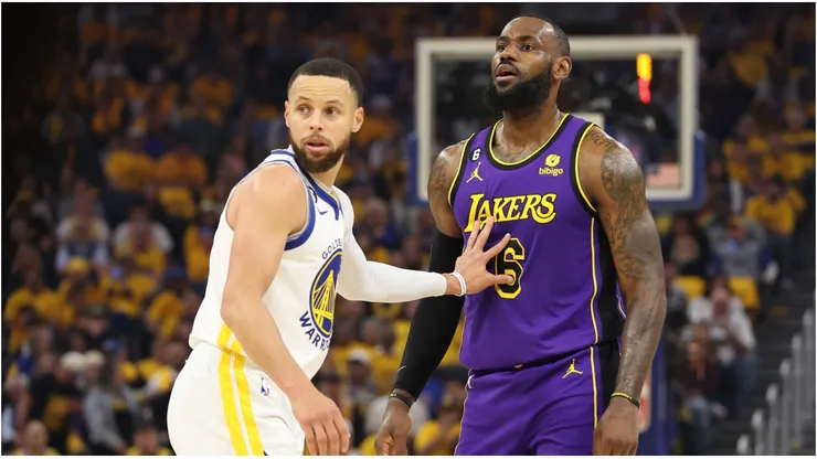 Stephen Curry and LeBron James