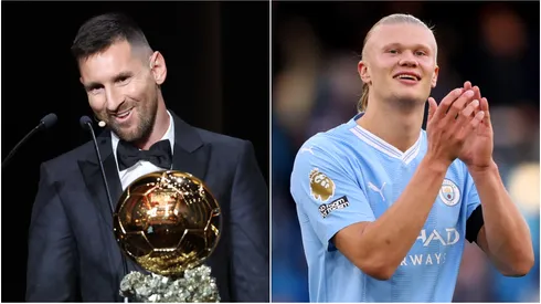Lionel Messi and Erling Haaland