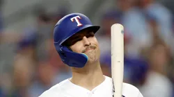 Nathaniel Lowe #30 of the Texas Rangers