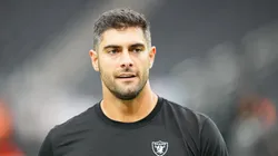 Jimmy Garoppolo of the Las Vegas Raiders