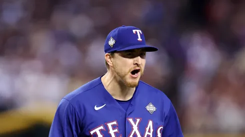 Josh Sborz #66 of the Texas Rangers