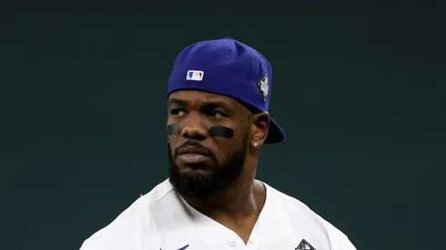 Adolis Garcia of the Rangers. (Jamie Squire/Getty Images)