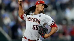 Luis Frías #65 of the Arizona Diamondbacks