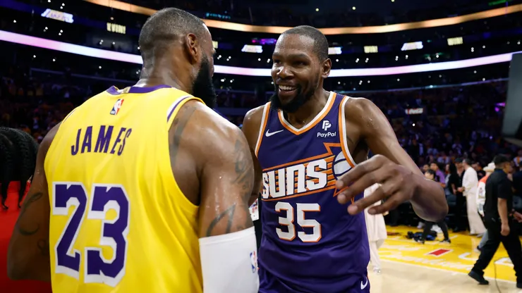 Kevin Durant and LeBron James