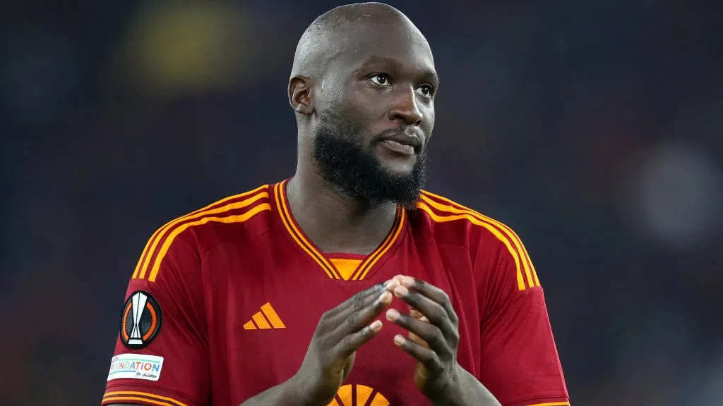 Romelu Lukaku of AS Roma