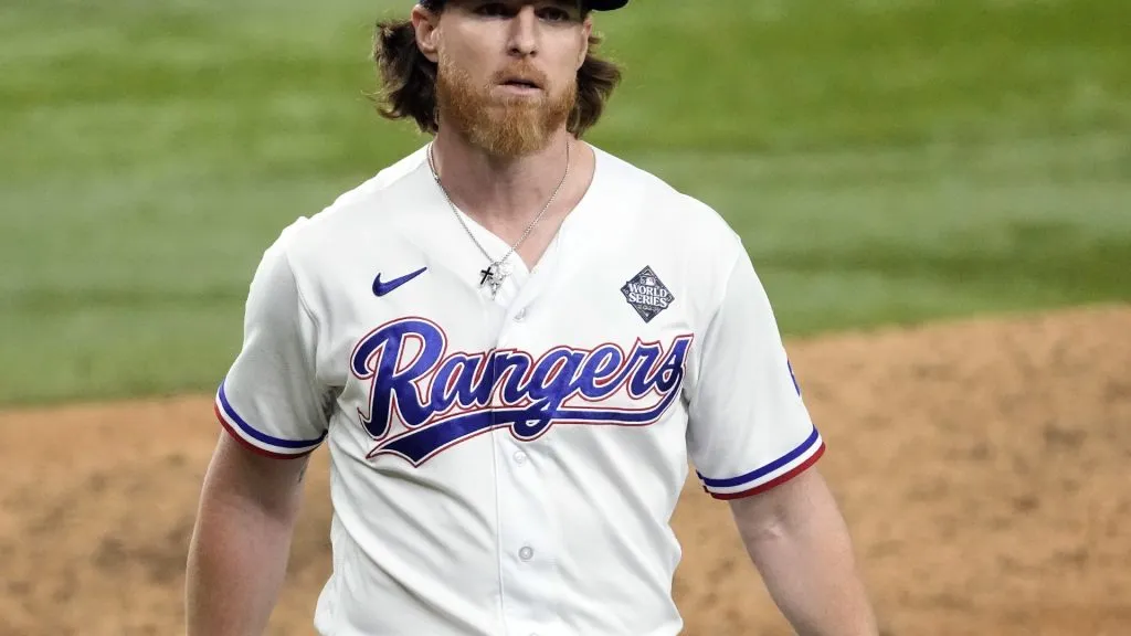 Jon Gray #22 of the Texas Rangers 