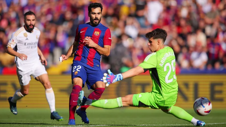 Ilkay Gündogan scores in El Clasico