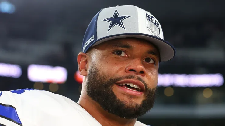 Dak Prescott quarterback of the Dallas Cowboys
