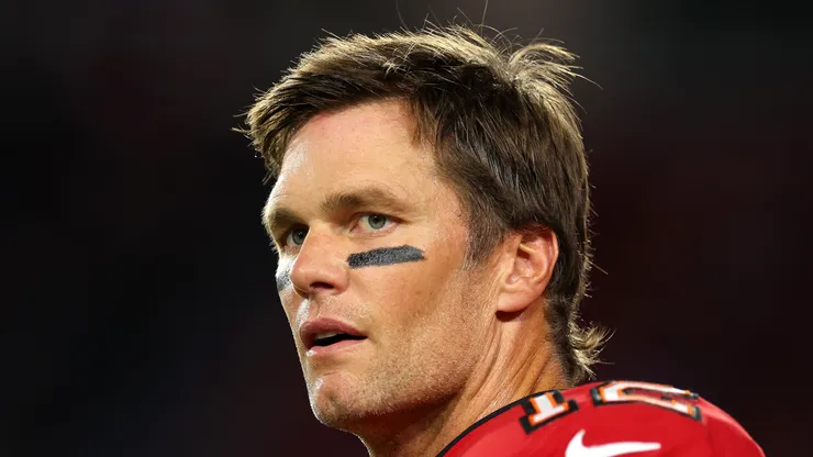Tom Brady with the Tampa Bay Buccaneers