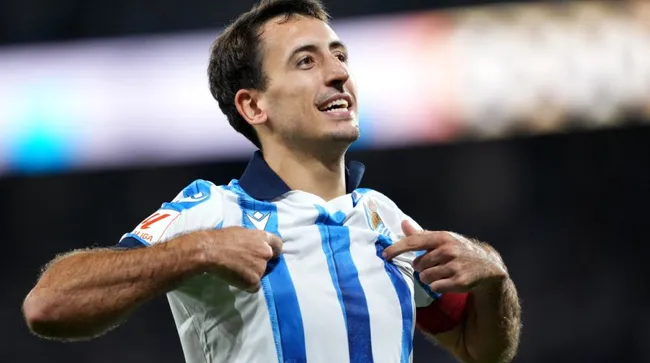 Mikel Oyarzabal of Real Sociedad
