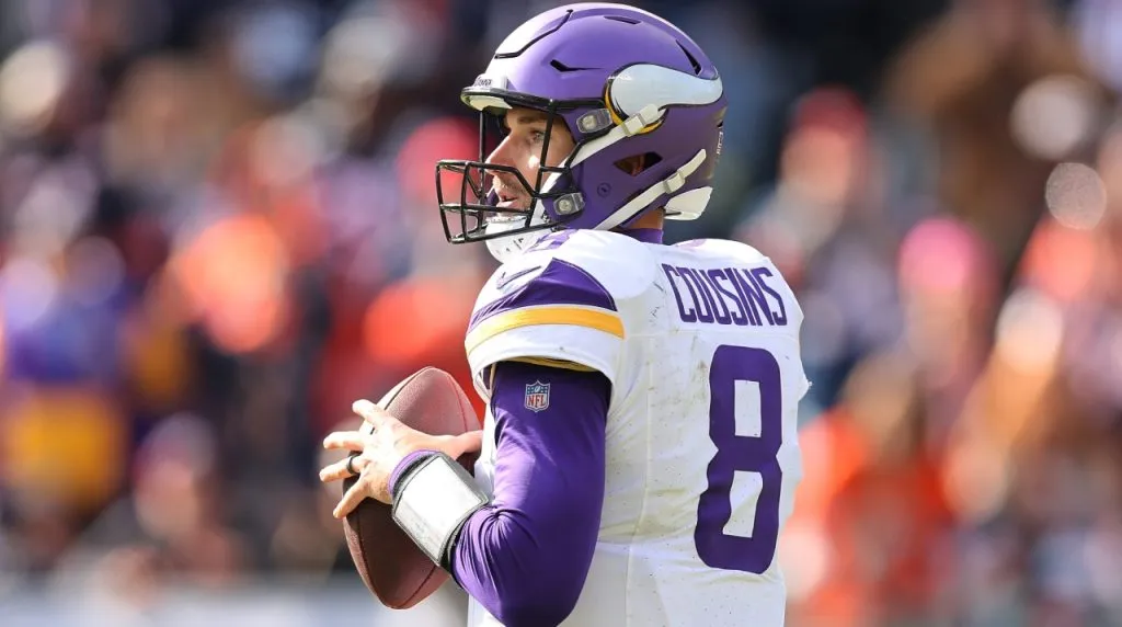 Kirk Cousins #8 of the Minnesota Vikings