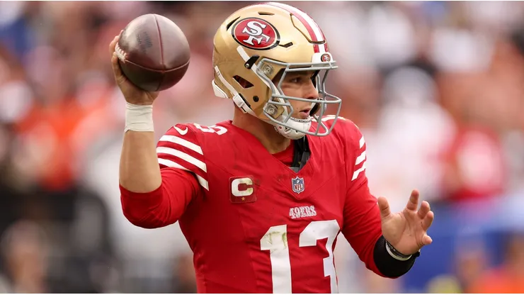 Brock Purdy #13 of the San Francisco 49ers