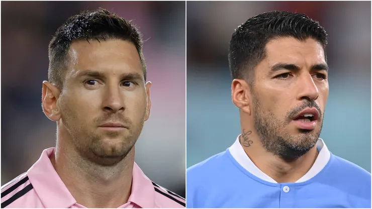 Lionel Messi and Luis Suarez
