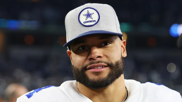 Dak Prescott with the Dallas Cowboys