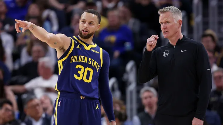 Stephen Curry and Steve Kerr