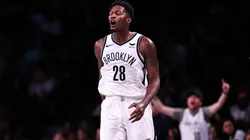 Dorian Finney-Smith #28 of the Brooklyn Nets