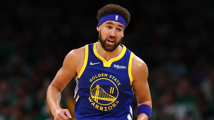Klay Thompson in action.