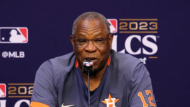 Manager Dusty Baker Jr. #12 of the Houston Astros