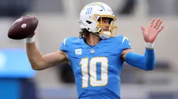 Justin Herbert #10 of the Los Angeles Chargers