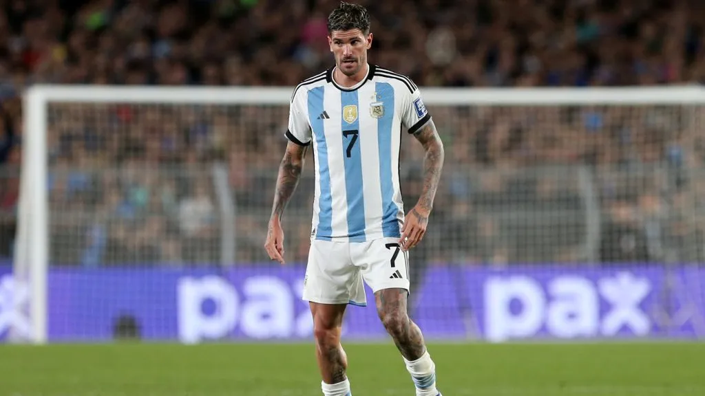 Rodrigo De Paul of Argentina. Daniel Jayo/Getty Images
