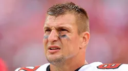 Rob Gronkowski with the Tampa Bay Buccaneers