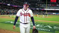 Austin Riley #27 of the Atlanta Braves