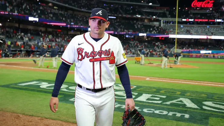 Austin Riley #27 of the Atlanta Braves