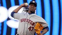 Rafael Montero #47 of the Houston Astros