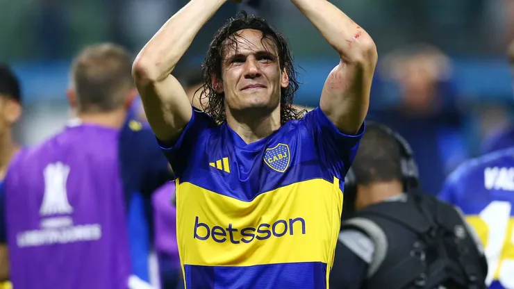 Edinson Cavani of Boca Juniors