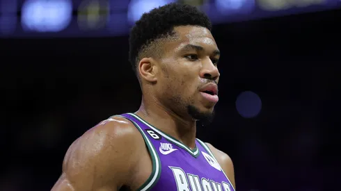 Giannis Antetokounmpo of the Milwaukee Bucks