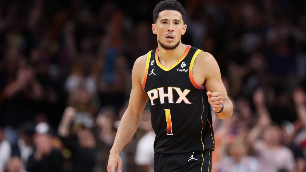Devin Booker in action for the Phoenix Suns