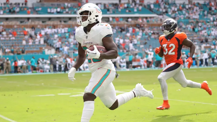 De'Von Achane of the Miami Dolphins.