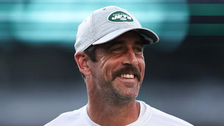 Aaron Rodgers quarterback of the New York Jets