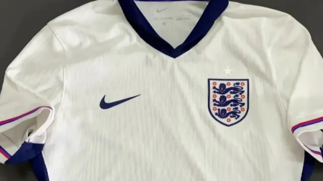 England’s new kit for 2024 Euros (The Sun)