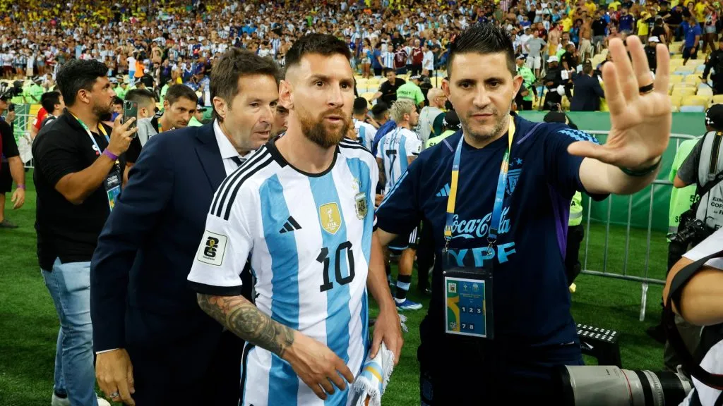Lionel Messi at Maracana Stadium