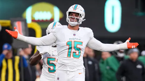 Jaelan Phillips with the Miami Dolphins