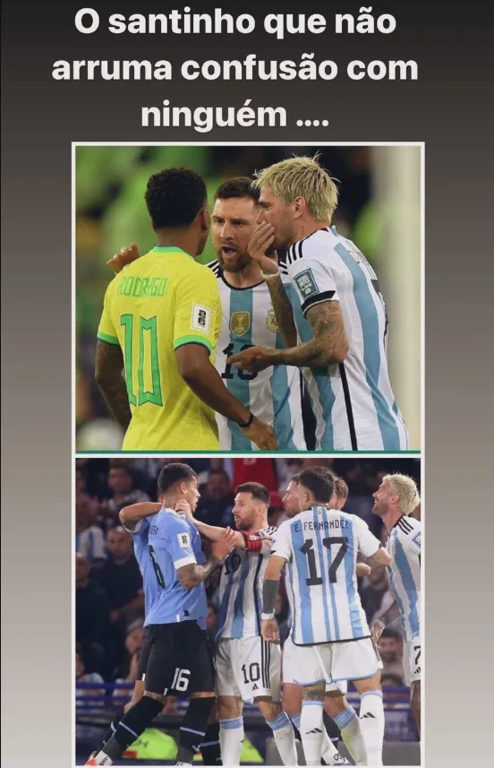 Rodrygo’s dad on his Instagram story (via @SelecaoTalk on X – Twitter)