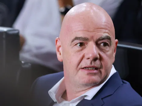 FIFA president Gianni Infantino reacts to violence at Brazil-Argentina