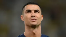 Cristiano Ronaldo before an Al-Nassr game.