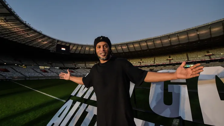 Ronaldinho has only $6 left in the bank.