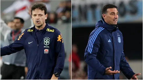 Fernando Diniz and Lionel Scaloni