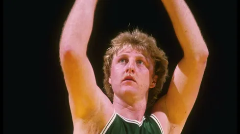Boston Celtics legend Larry Bird.