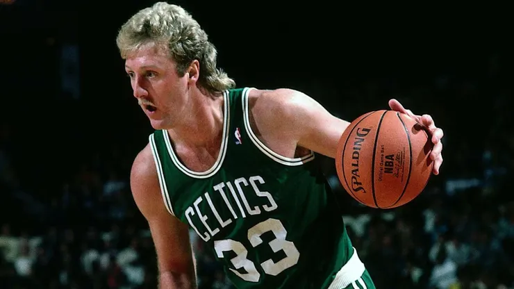 Boston Celtics legend Larry Bird.