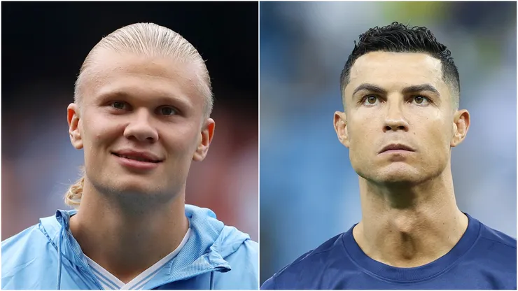 Erling Haaland and Cristiano Ronaldo