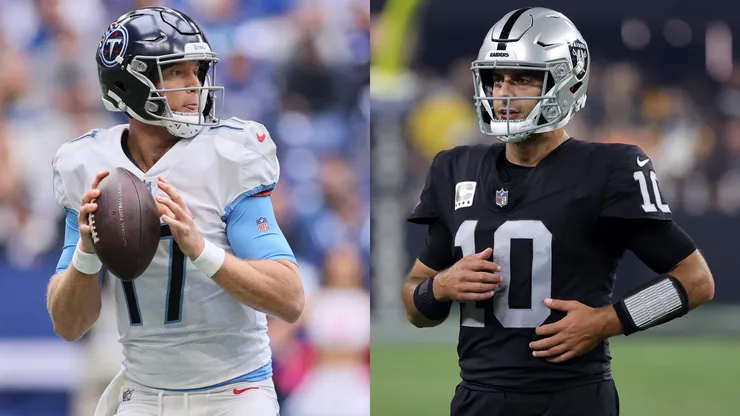 Ryan Tannehill (left) and Jimmy Garoppolo.