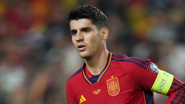 Alvaro Morata of Spain