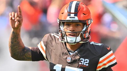 Dorian Thompson-Robinson of the Cleveland Browns.