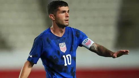 Christian Pulisic playing for the USMNT